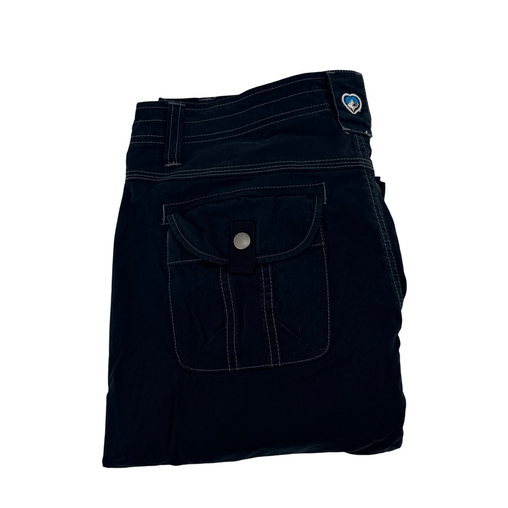 Kuhl Black Cargo‎ Trekr Capri Pants Womens Size 6 Outdoor Hiking